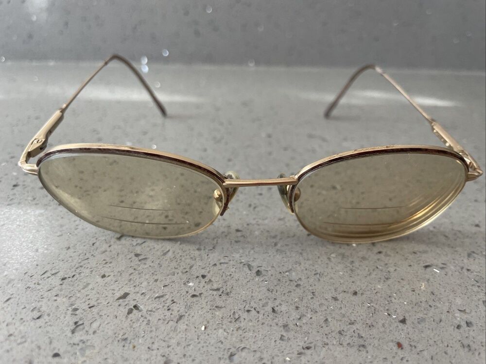 SAFILO ELASTA EYEGLASSES GLASSES Frames ONLY 52-18 0/5 Half Rim Tortoise